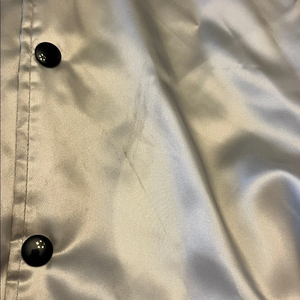 Stylish Silver Bomber Jacket for Men - Picture 10 of 11